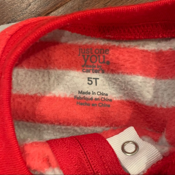 Carter’s Striped Santa Blanket Sleeper - Picture 6 of 6